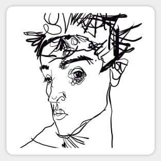 Egon Schiele Sticker